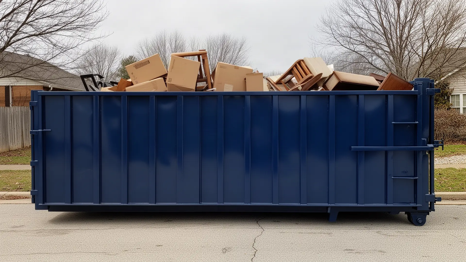 Roll-off dumpster from JS Express Dumpster Rental in Twin City, GA
